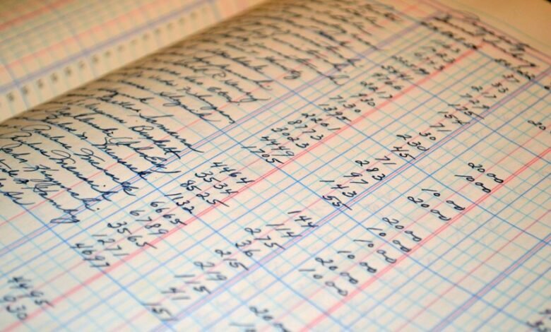 data compilation record list